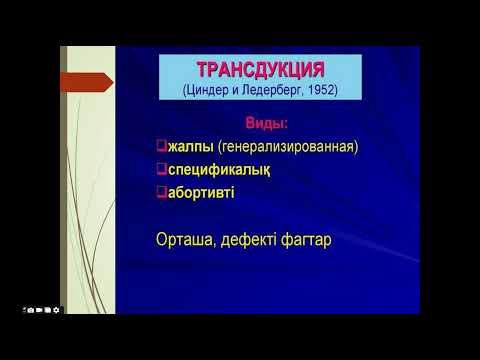 Видео: 6 дәріс 4 бөлім Генетикалық трансформация және жануарларды клондау