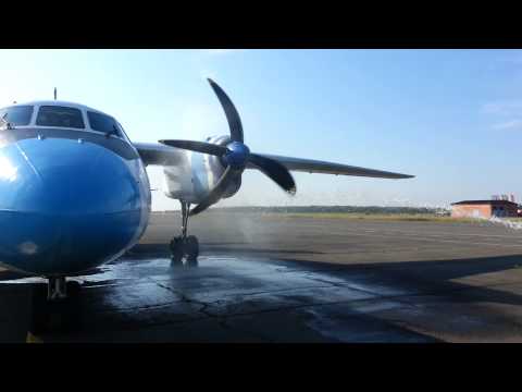 Видео: Запуск Ан-24 в жару