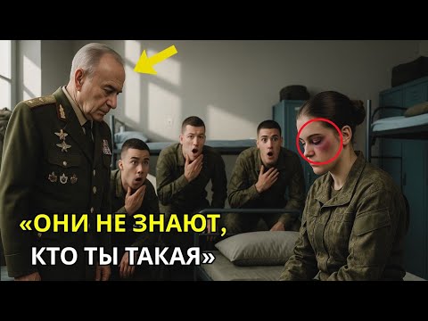 Видео: Генерал заметил синяки на лице солдата-девушки: «Это ты?!» — воскликнул он в шоке.
