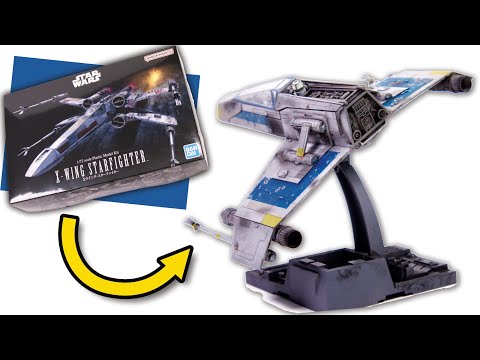 Видео: Китбашинг набора X-Wing 1/72 в E-Wing