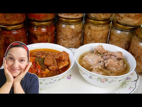 Видео: Готовлю один раз и месяц отдыхаю. Домашние КОНСЕРВЫ. Гуляш в банке и Тушёнка, цыганка готовит.