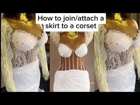 Видео: Как прикрепить корсет к юбке