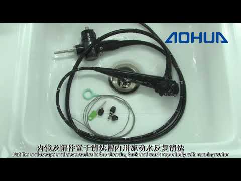 Видео: Ручная обработка гибкого эндоскопа AOHUA