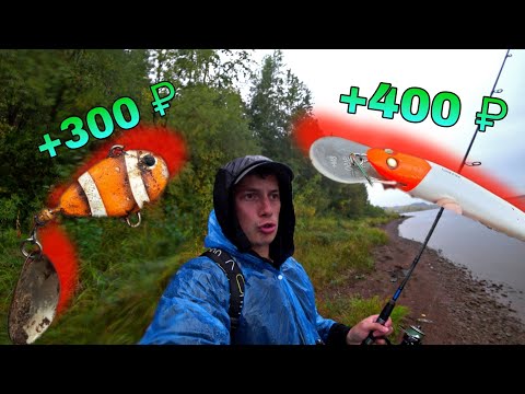 Видео: Наловил блёсен на рыбалке! Откуда столько мёртвой рыбы? Щука осенью на спиннинг!