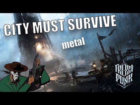 Видео: Кавер на Frostpunk - The City Must Survive Metal #frostpunk #cover #metal #rock #blackmetal #guitar