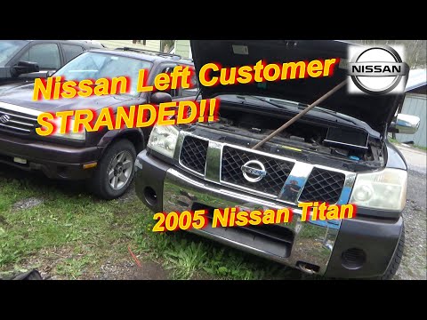 Видео: Nissan оставил клиента в затруднительном положении!! (Titan Crank No-Start)