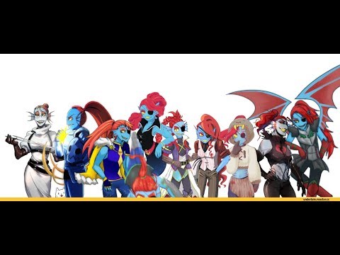 Видео: Андайн из разных АУ