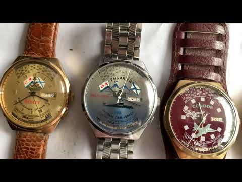 Видео: Александр Бродниковский-коллекция часов Ракета-вечный календарь (Ориент, колледж) 2628.Н ПЧЗ