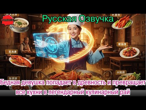 Видео: Бедная девушка попадает в древность и превращает все кухни в легендарный кулинарный рай.#дорама#2025