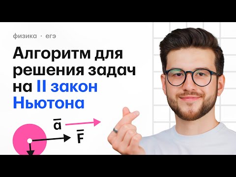 Видео: Алгоритм решения задач на второй закон Ньютона