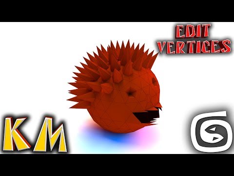 Видео: Основы 3d max (3ds max с нуля) Редактирование вершин