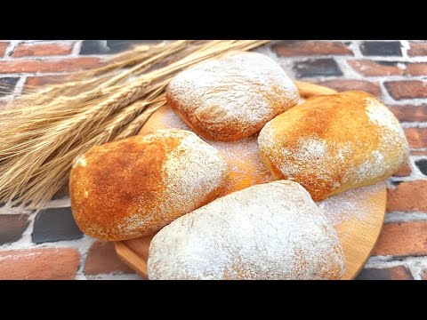 Видео: Самый простой рецепт чиабатты без замеса — мягкая и пышная! Вы обязаны попробовать!