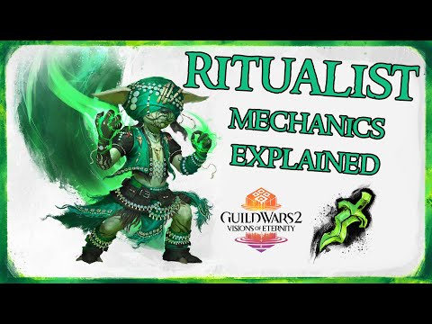 Видео: Знакомьтесь с Ритуалистом — НОВАЯ Элитная специализация Некроманта в GW2 VoE