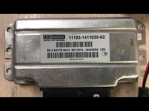 Видео: Лада Гранта ЭБУ М74 прошивка на столе Combiloader+Scanmatik 2 Pro.Отключаем адсорбер.