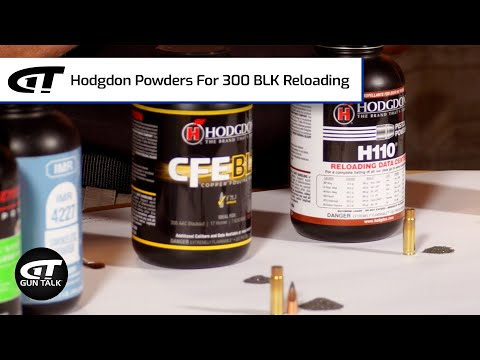 Видео: Пороха Hodgdon для перезарядки патронов 300 BLK | Gun Talk Media