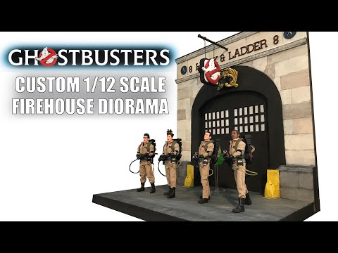 Видео: Диорама фигурок охотников за привидениями