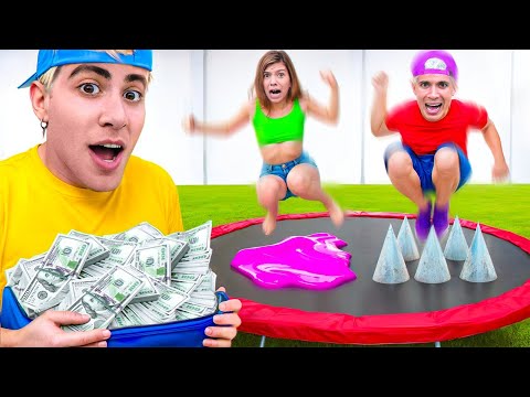 Видео: ПОСЛЕДНИЙ, КТО ПРЕКРАТИТ ПРЫГАТЬ, ВЫИГРАЕТ $1000 !!