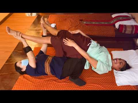 Видео: ASMR: АБСОЛЮТНО интенсивный тайский растягивающий массаж всего тела!