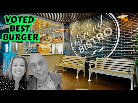 Видео: Le Grand Bistro на Celebrity Apex — лучшие бургеры и изысканные десерты