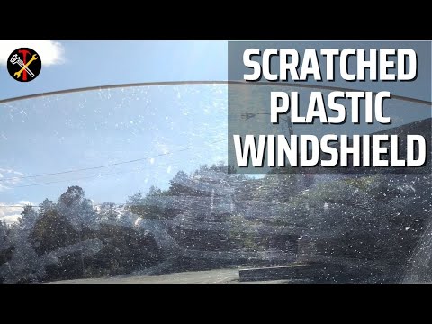 Видео: Поцарапанное пластиковое лобовое стекло мотоцикла. ВОССТАНОВЛЕНО КАК НОВОЕ!