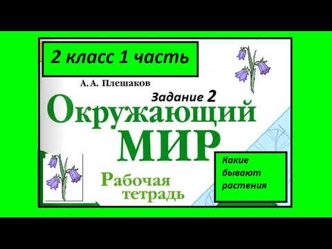 Видео: Какие бывают растения 2 задание. Окружающий мир 2 класс рабочая тетрадь. Пропуски в тексте