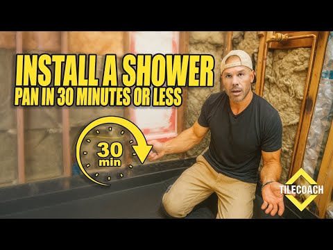 Видео: Всё просто: как установить душевой поддон из плитки менее чем за 30 минут