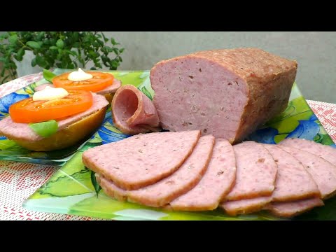 Видео: Мясной хлеб, самый простой и вкусный рецепт колбасы без оболочки.