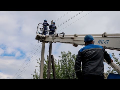 Видео: На Канівщині енергетики проводять капітальний ремонт повітряної лінії