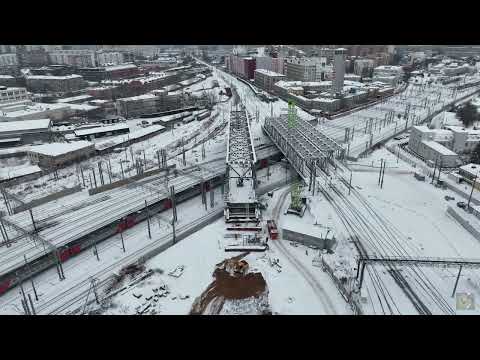 Видео: Московский Центральный Диаметр  №3  (МЦД3) Центральная часть или Митьковская соединительная ветвь