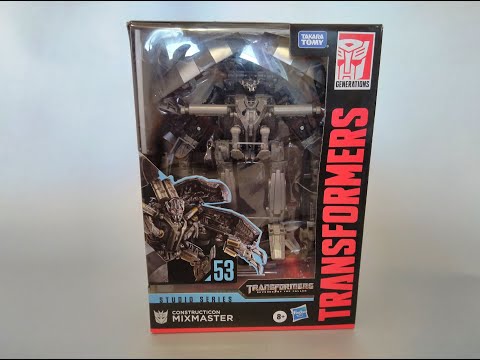 Видео: Обзор трансформера Mixmaster - Studio Series - SS-53 - Voyager class. Музей роботов-трансформеров.