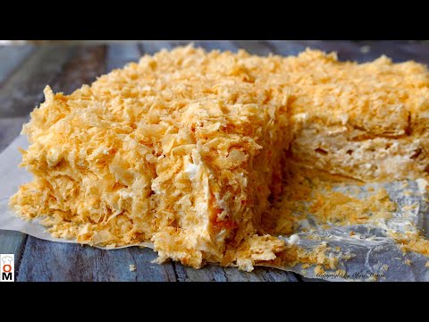 Видео: Ленивый торт "НАПОЛЕОН"  приготовит каждый
