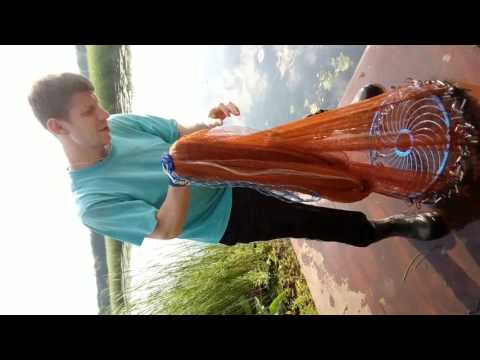 Видео: заброс кастинговой сети американского типа с кольцом фрисби