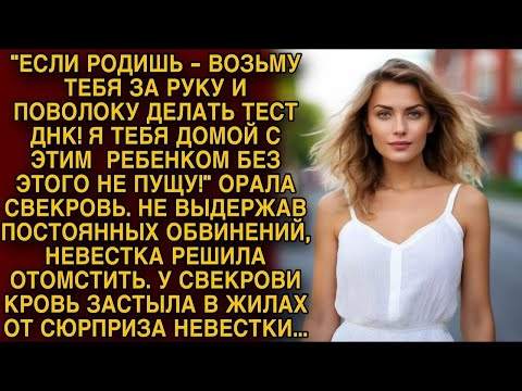 Видео: Не выдержав постоянных обвинений свекрови, невестка решила ей отомстить...