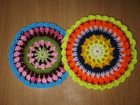 Видео: Мандала крючком. Крючок для начинающих.