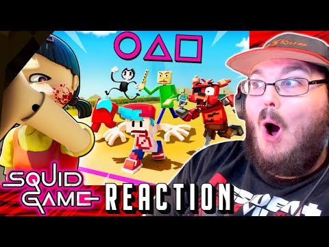 Видео: SQUID GAME против Friday Night Funkin', Among Us, FNAF, Baldi и Bendy! @ZAMinationProductions РЕА...