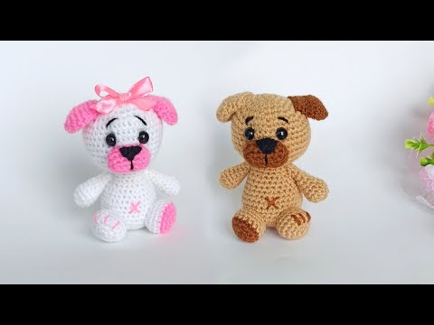 Видео: Невероятно просто☀❤ Как вязать маленького щенка крючком . Собака щенок крючком