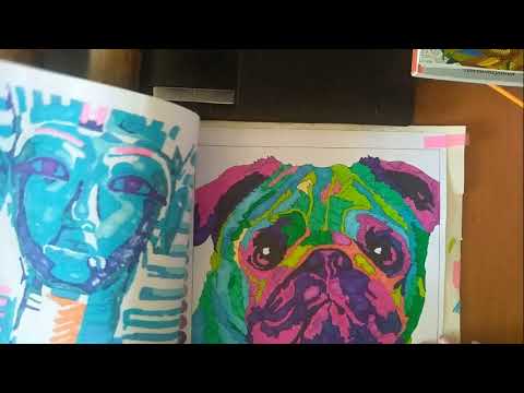 Видео: Все мои раскрашенные работы!