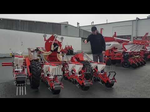 Видео: Овощная сеялка Kverneland MiniAir Nova - обзор