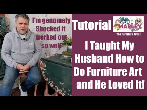 Видео: Я научила мужа делать мебель, и ему это очень понравилось!