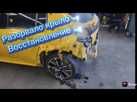 Видео: Разорвало крыло при аварии. Спасаем поциента