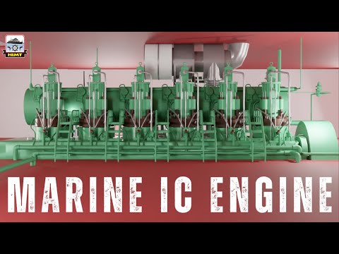 Видео: Двухтактный дизельный двигатель | Обзор внутренних и внешних деталей | 3D-анимированное объяснени...