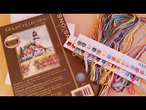 Видео: "Живописный маяк" от Dimensions / обзор набора