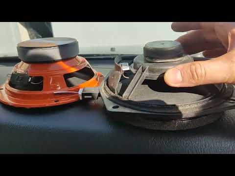 Видео: Замена штатных динамиков в Mitsubishi Pajero 4 на DL Audio Barracuda 165