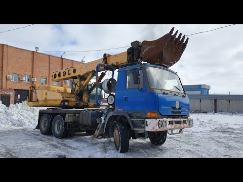 Видео: Продам: ТАТРА УДС-114R 09, Экскаватор-планировщик, 2010г.в. Состояние - Отличное! TATRA UDS-114R09