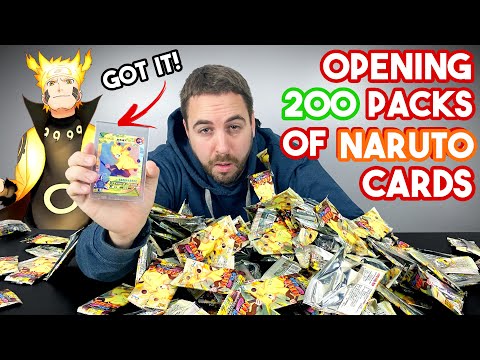 Видео: Получил БОЛЬШОЙ!!! Открываю 🎴 200 наборов карточек Kayou Naruto