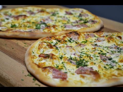 Видео: Немецкий ОГНЕННЫЙ ПИРОГ | Мясной пирог | Flammkuchen (фламмкухен)