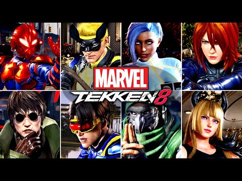Видео: Tekken 8 Кастомизация: MARVEL [ 100 ОБЛИКОВ ]