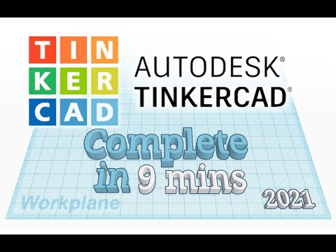 Видео: TinkerCAD — Учебное пособие для начинающих за 9 МИНУТ! [ ПОЛНОЕ ]
