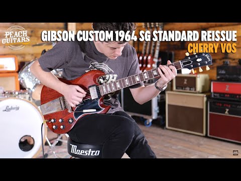 Видео: Никаких разговоров...Только звуки | Gibson Custom 1964 SG Standard Reissue с ​​Maestro Vibrola VOS