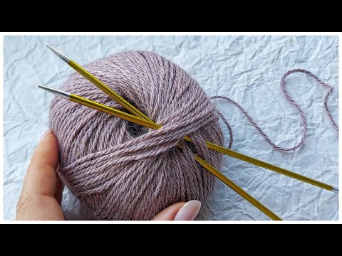 Видео: Подсмотрела у ТУРЧАНОК. НЕОБЫКНОВЕННЫЙ узор спицами. Вязание спицами для начинающих.